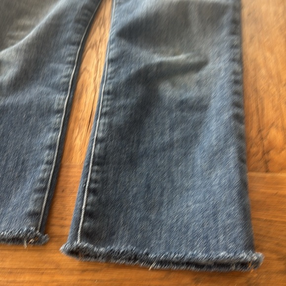FRAME Le High Straight Jeans with Raw Hem 26 - Picture 3 of 8
